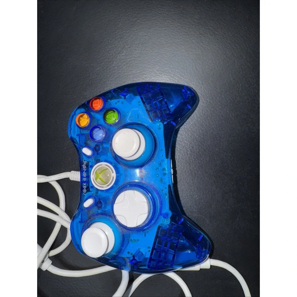 Rock‎ Candy Controller for Xbox 360 Blueberry Wired 037-010